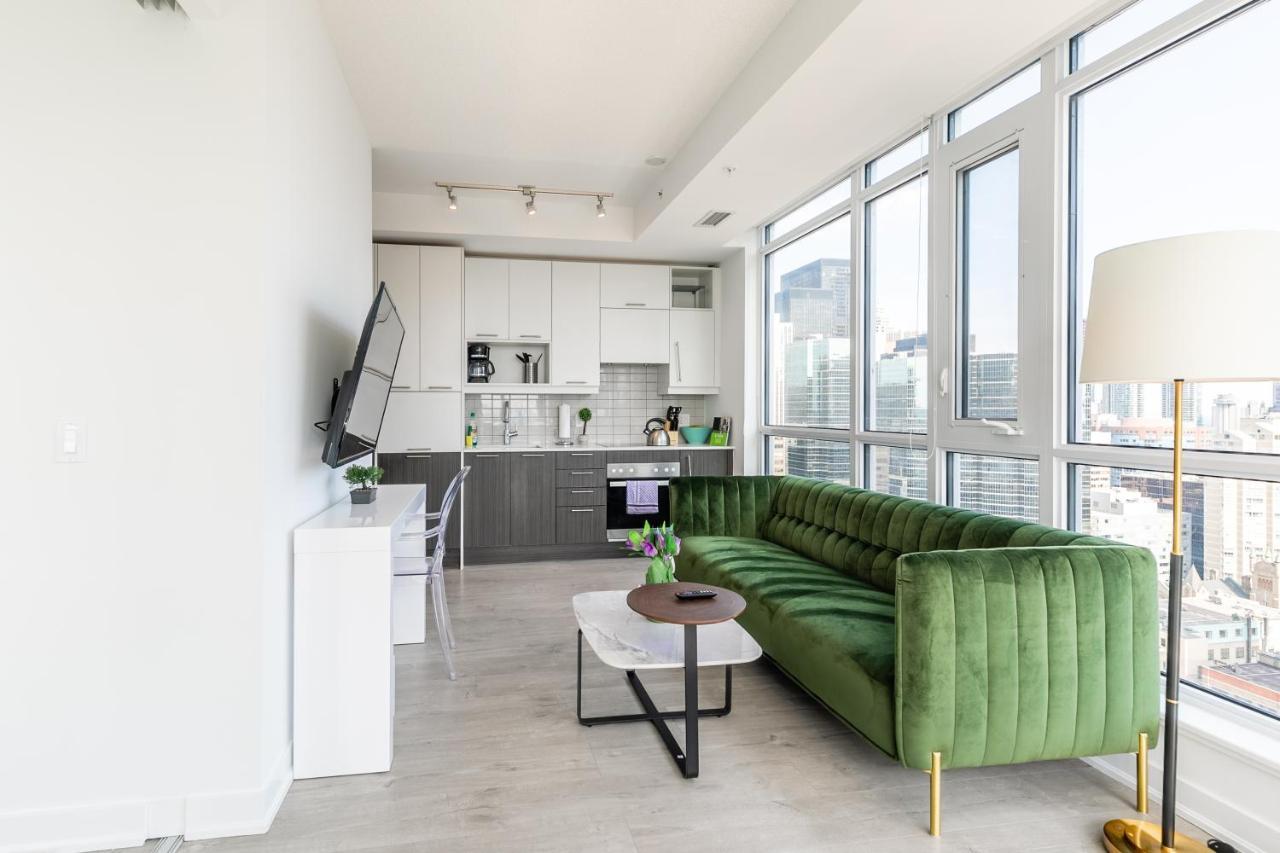 Luxury 2 Bedroom In The Heart Of Entertainment District W/ Cn Tower View Toronto Exterior foto